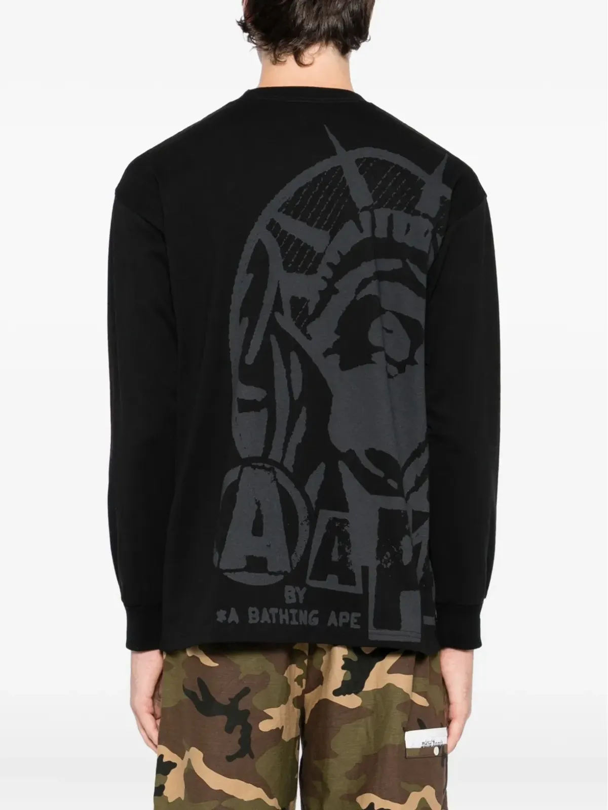 AAPE BY *A BATHING APE® ロゴプリントTシャツ - 画像3