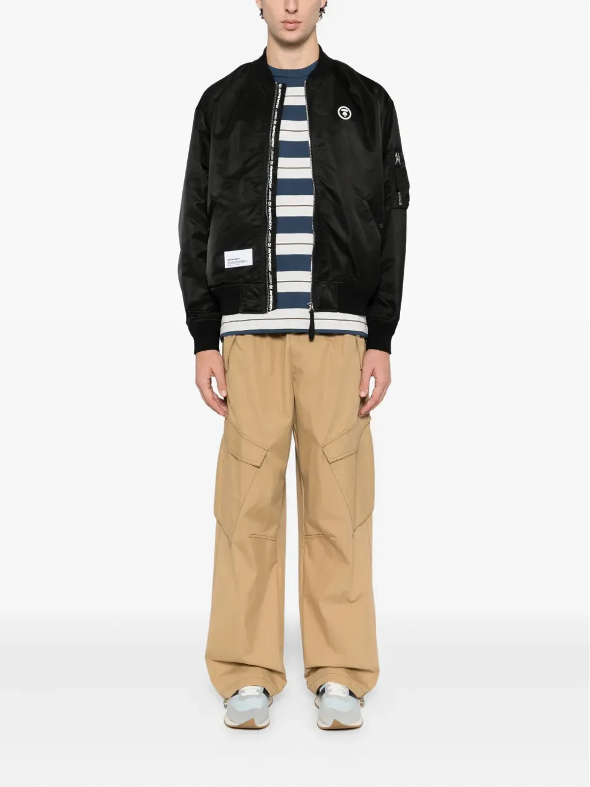 AAPE BY *A BATHING APE® ロゴ ボンバージャケット - 画像2