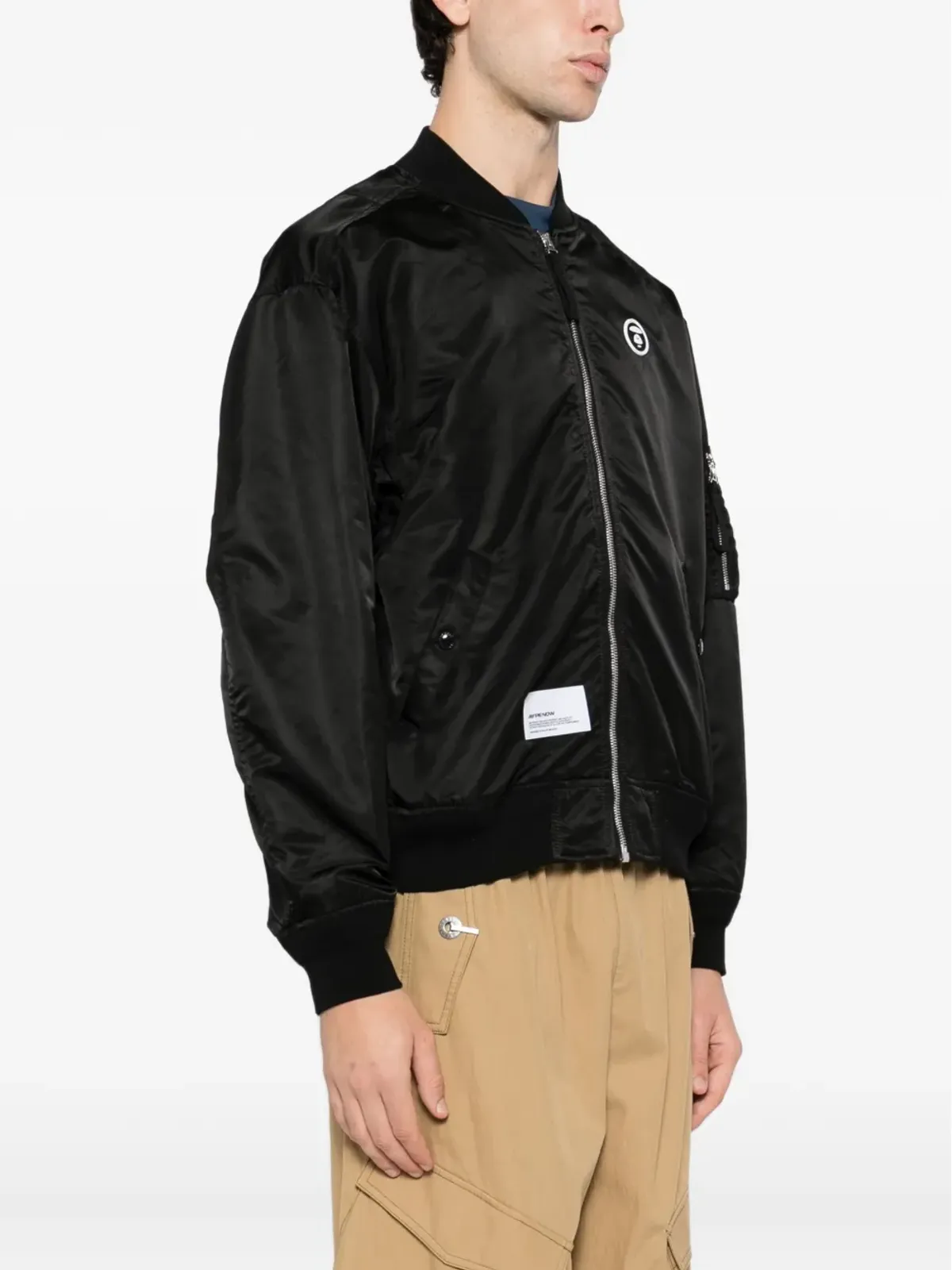 AAPE BY *A BATHING APE® ロゴ ボンバージャケット - 画像3