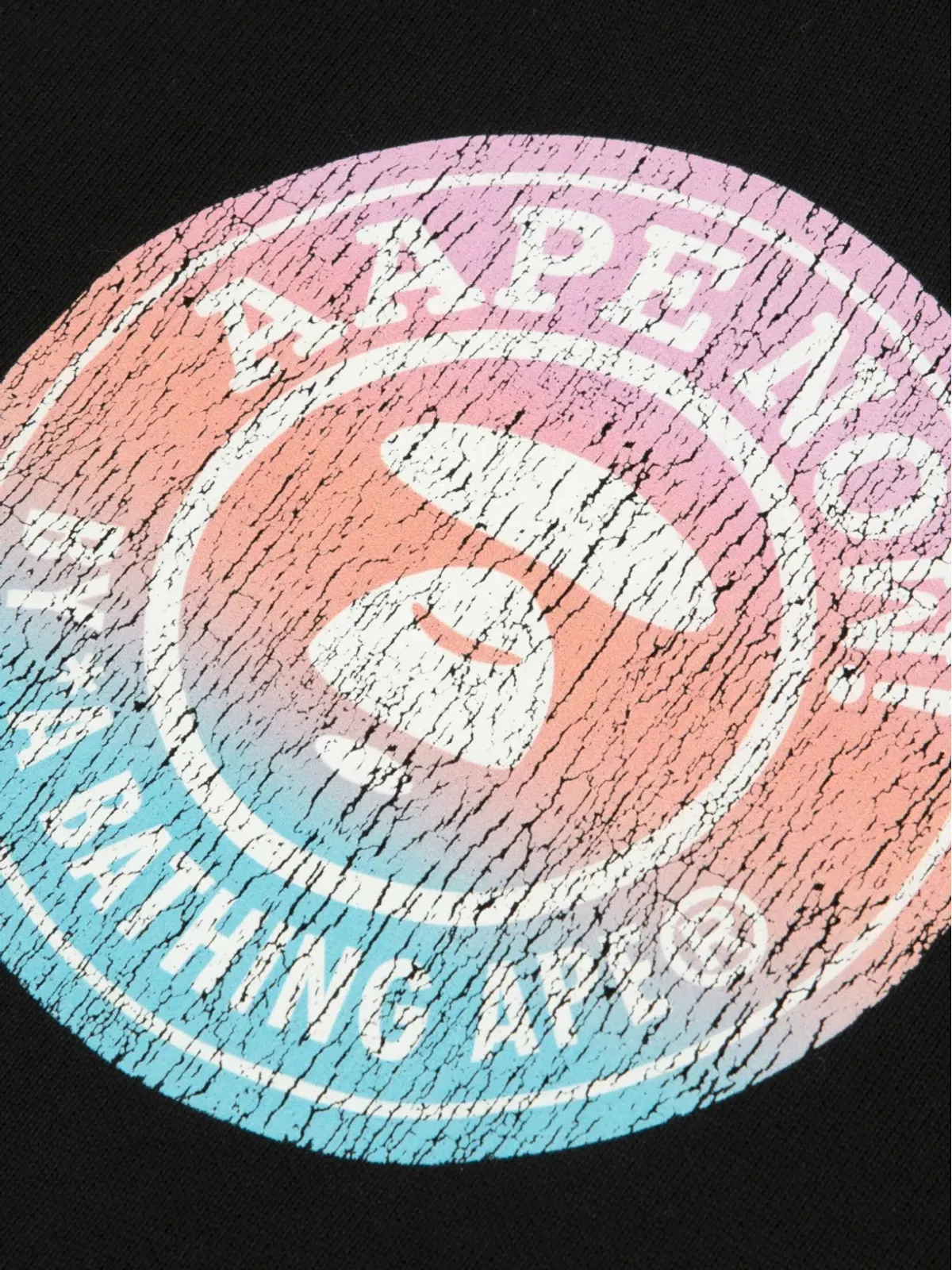 A BATHING APE® 円形ロゴ コットン素材フーディ - 画像4