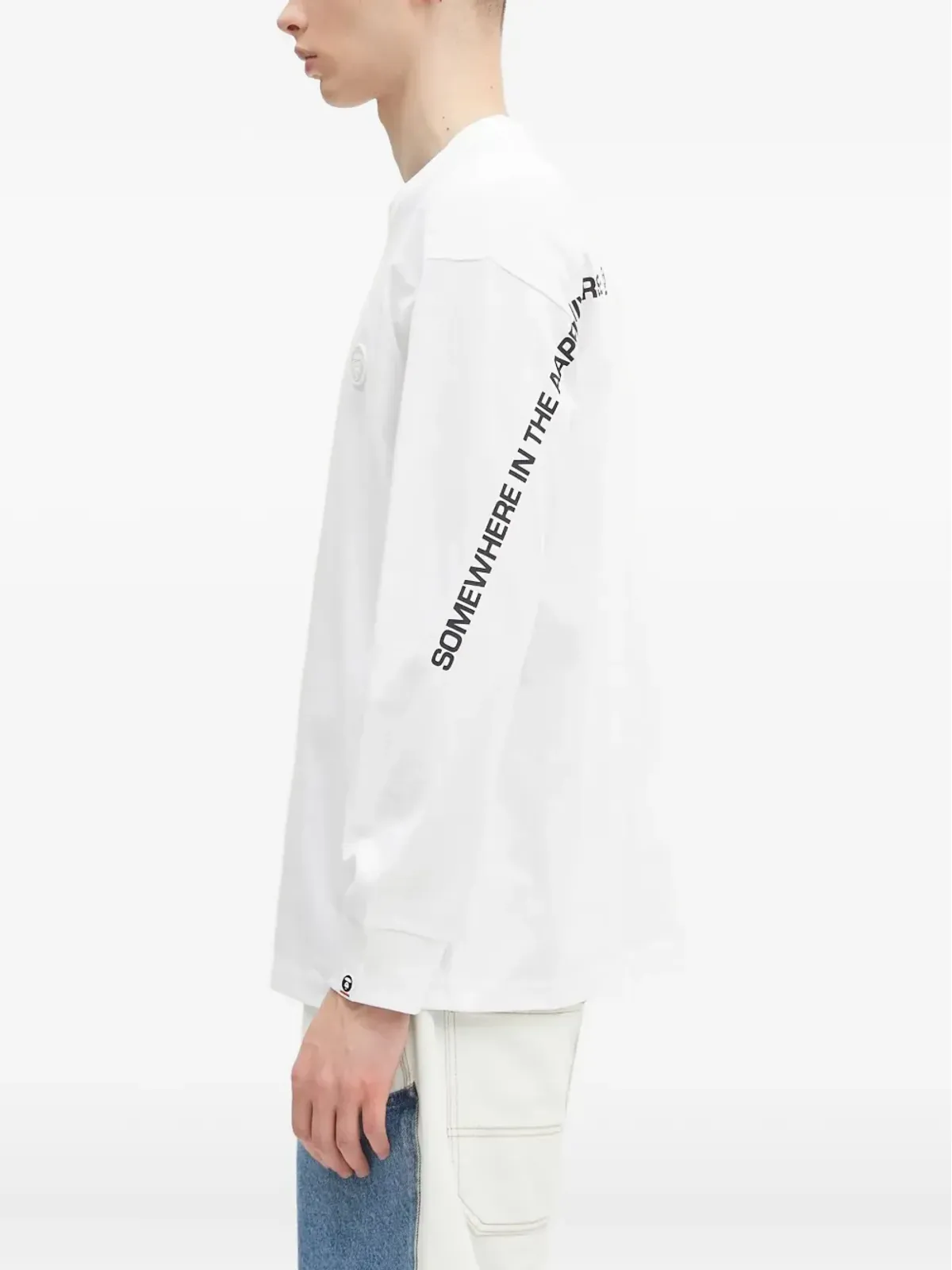 AAPE BY *A BATHING APE® 長袖クルーネック Tシャツ - 画像3