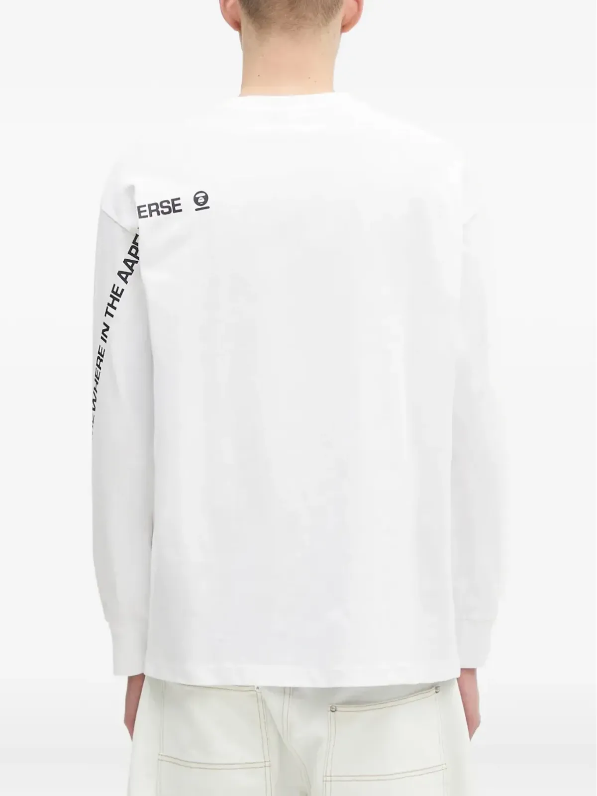 AAPE BY *A BATHING APE® 長袖クルーネック Tシャツ - 画像4