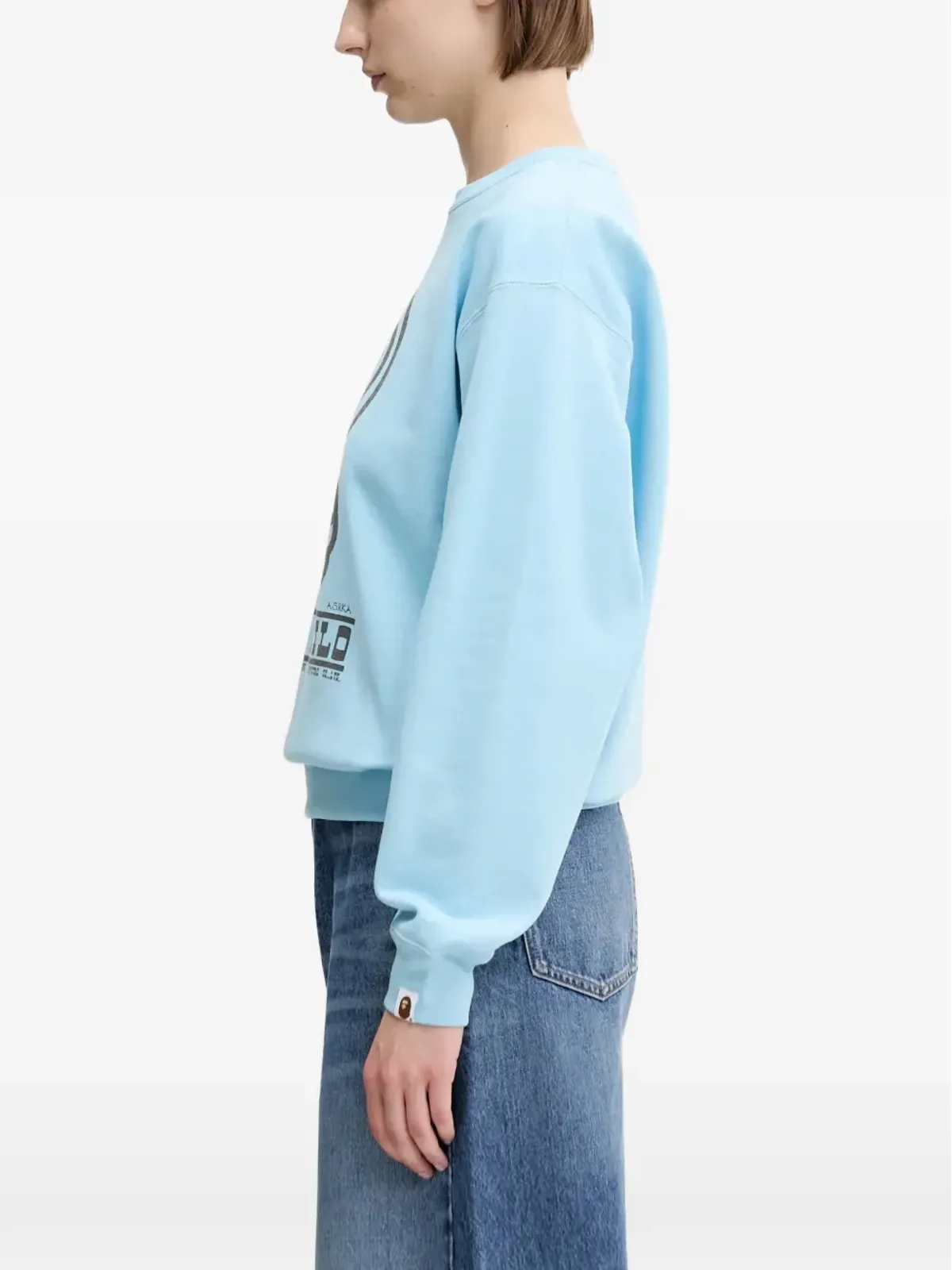 A BATHING APE® Baby Milo Volume クルーネック スウェットシャツ - Blue - 画像3