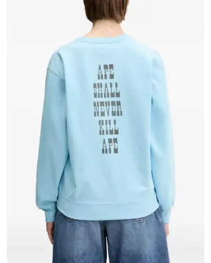 A BATHING APE® Baby Milo Volume クルーネック スウェットシャツ - Blue - サムネイル4