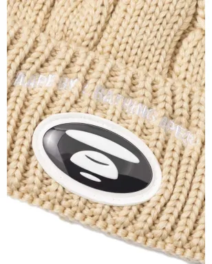 A BATHING APE® ケーブルニット ロゴパッチ ビーニー - サムネイル3