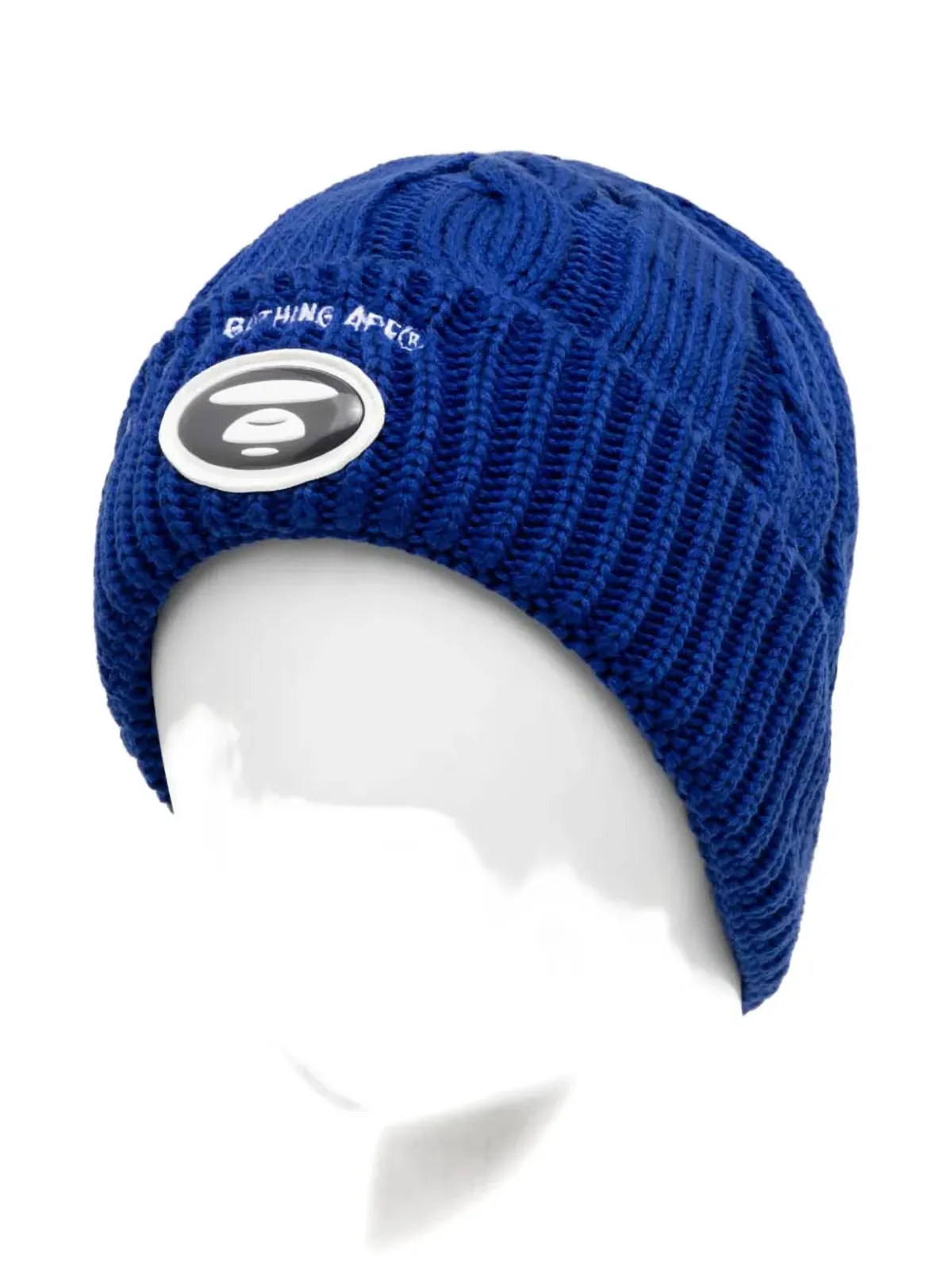 A BATHING APE® ケーブルニット ロゴビーニー - 画像2