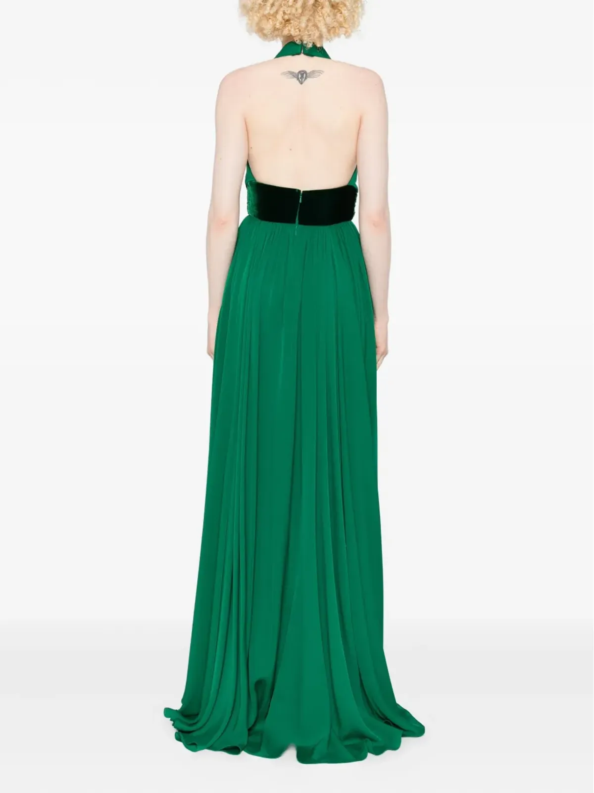 Elie Saab Vネック Aライン マキシドレス - 画像4