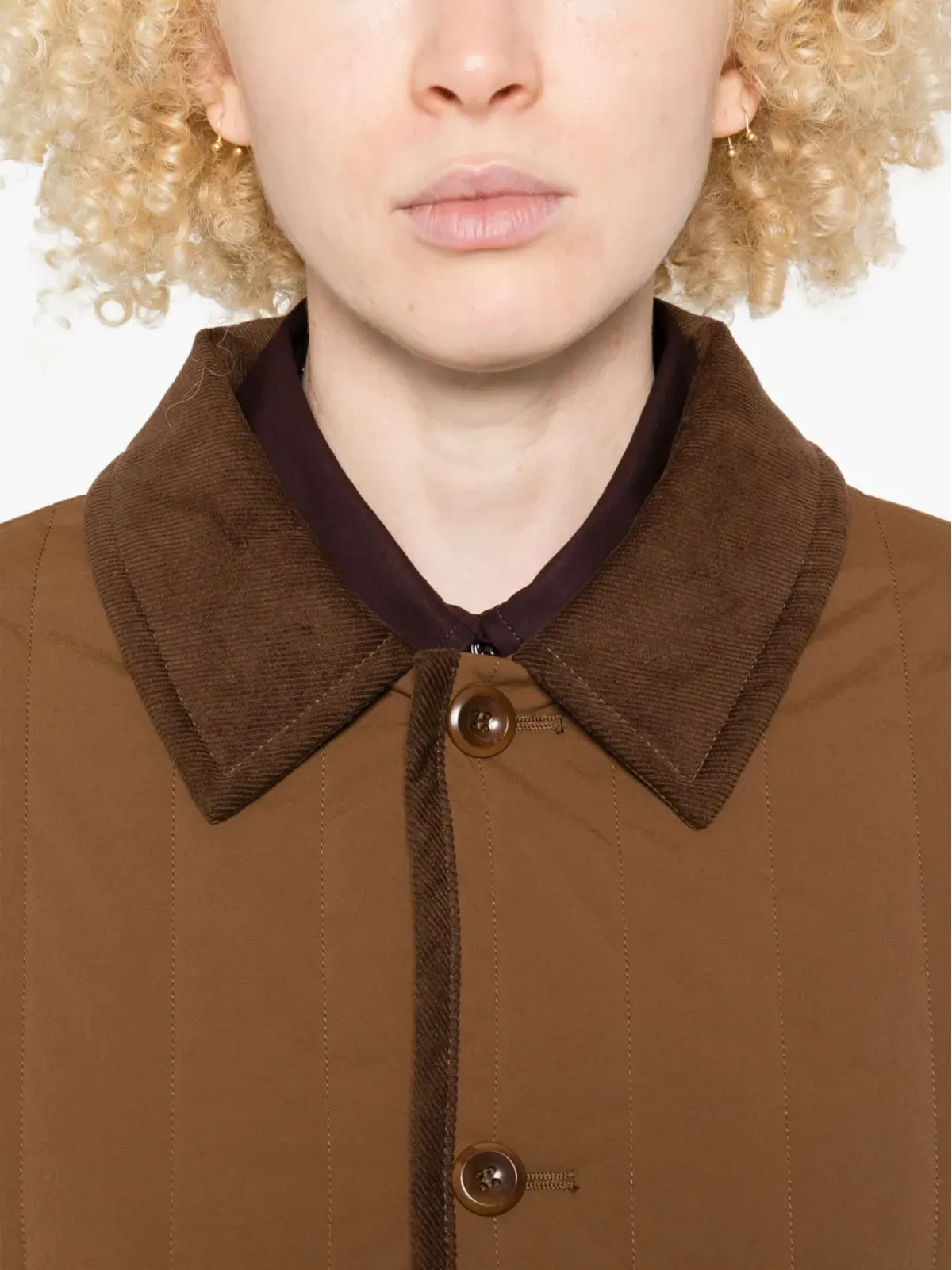 A.P.C. キルテッドパターンジャケット - 画像5