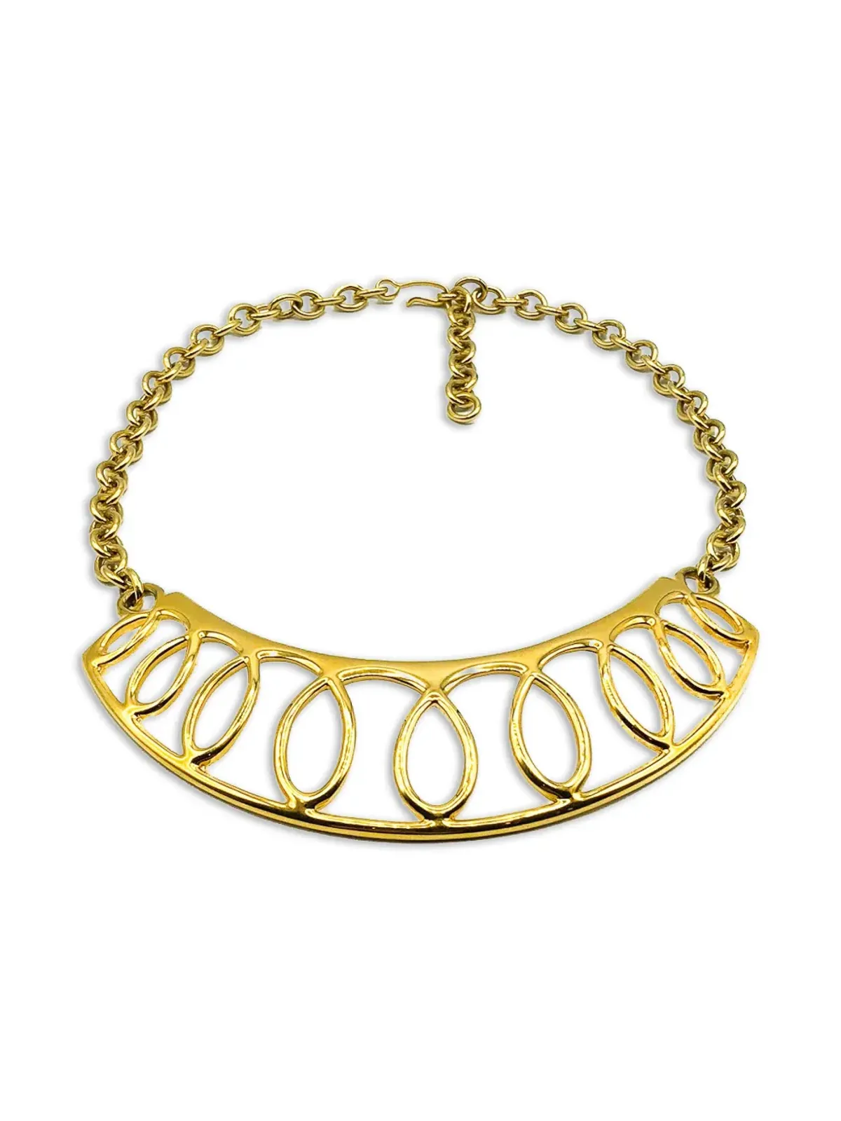Jennifer Gibson Jewellery 1980年代ループパネルネックレス - 画像3