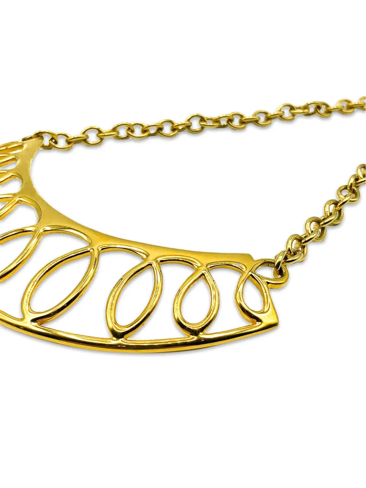 Jennifer Gibson Jewellery 1980年代ループパネルネックレス - 画像4