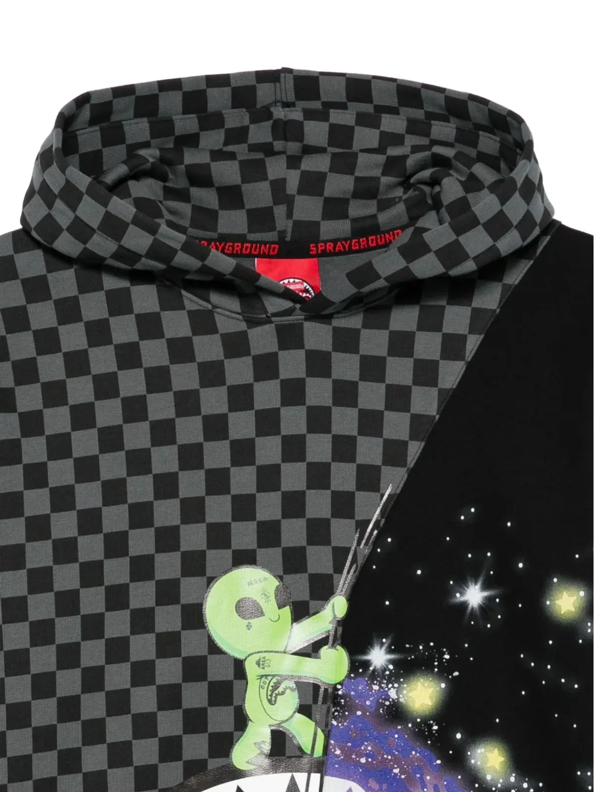 sprayground kid エイリアンモチーフ フード付きパーカー - 画像3