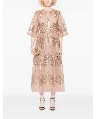 Elie Saab スパンコール装飾のミディドレス - サムネイル2