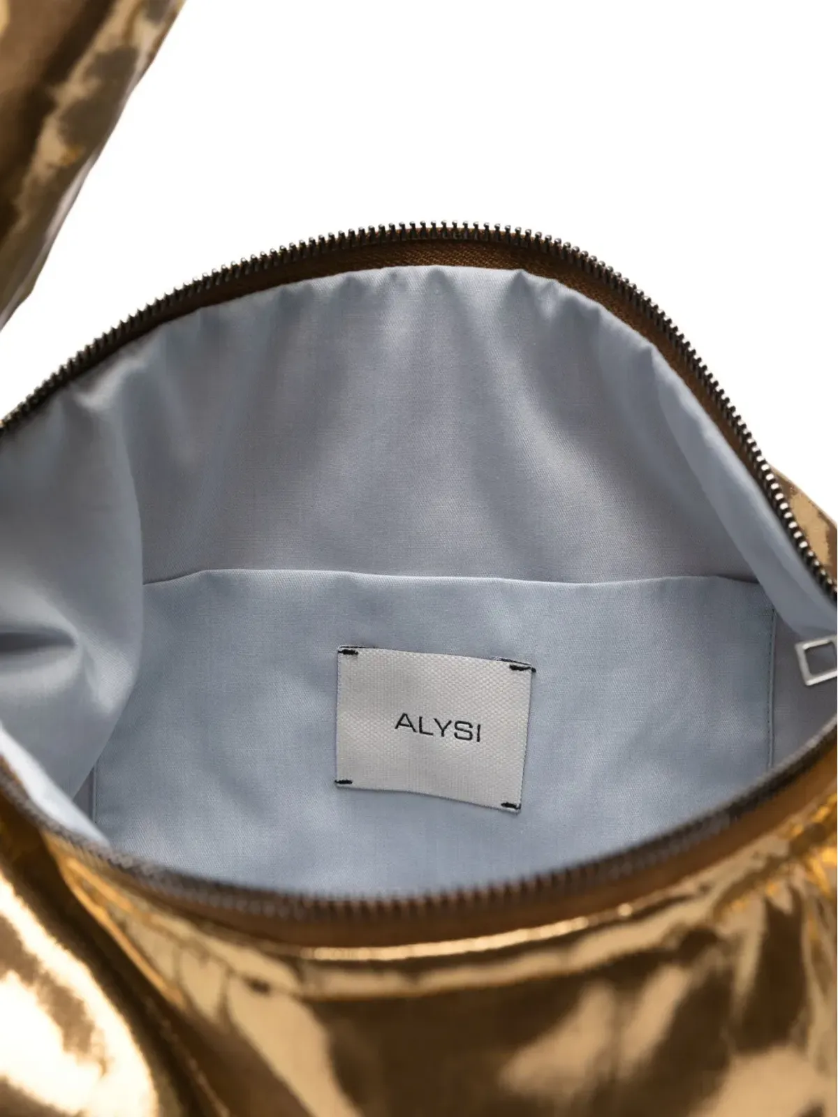 Alysi メタリックエフェクト ノットショルダーバッグ - 画像4