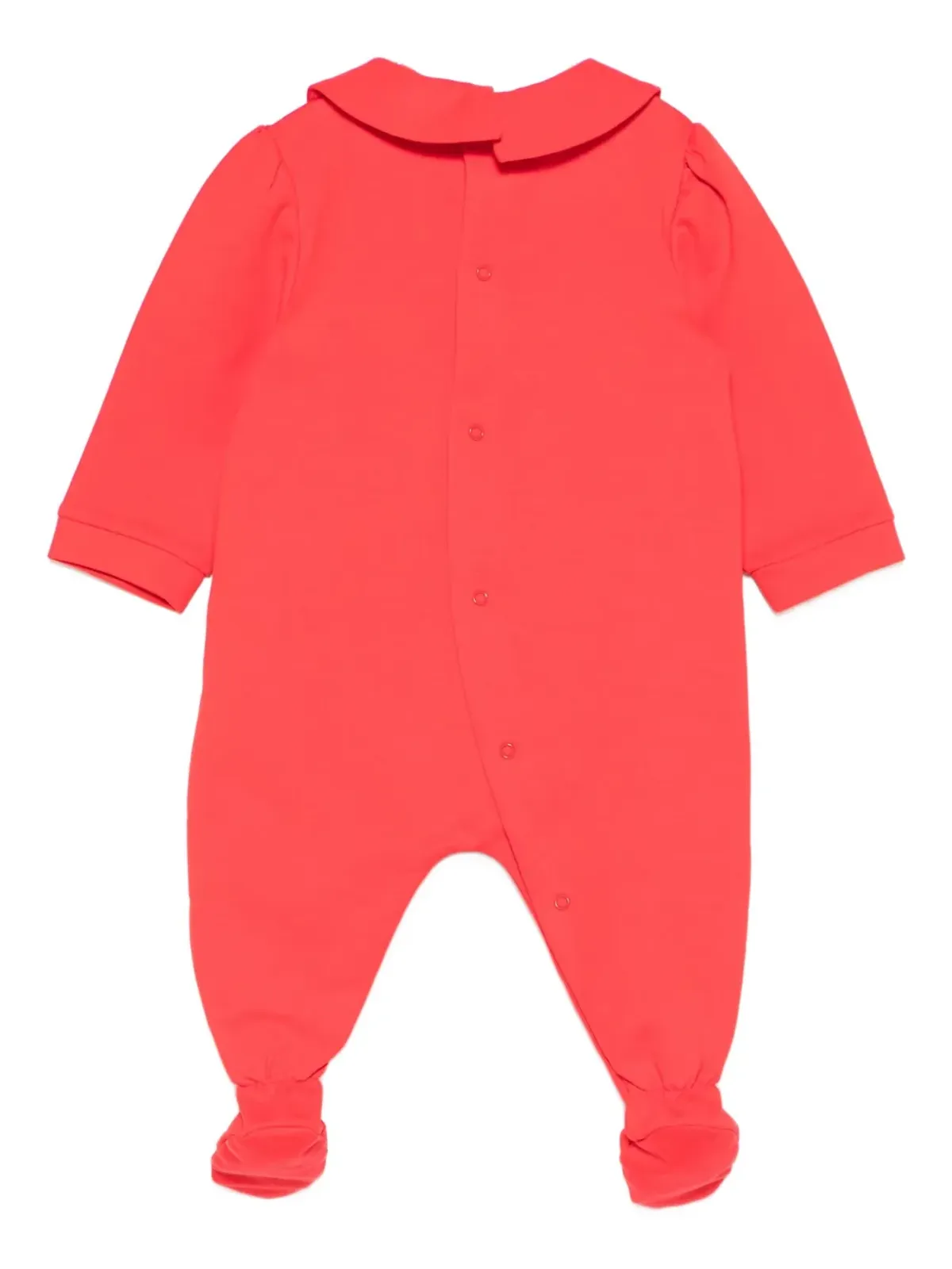 Moschino Kids テディプリント ロンパース (赤) - 画像2