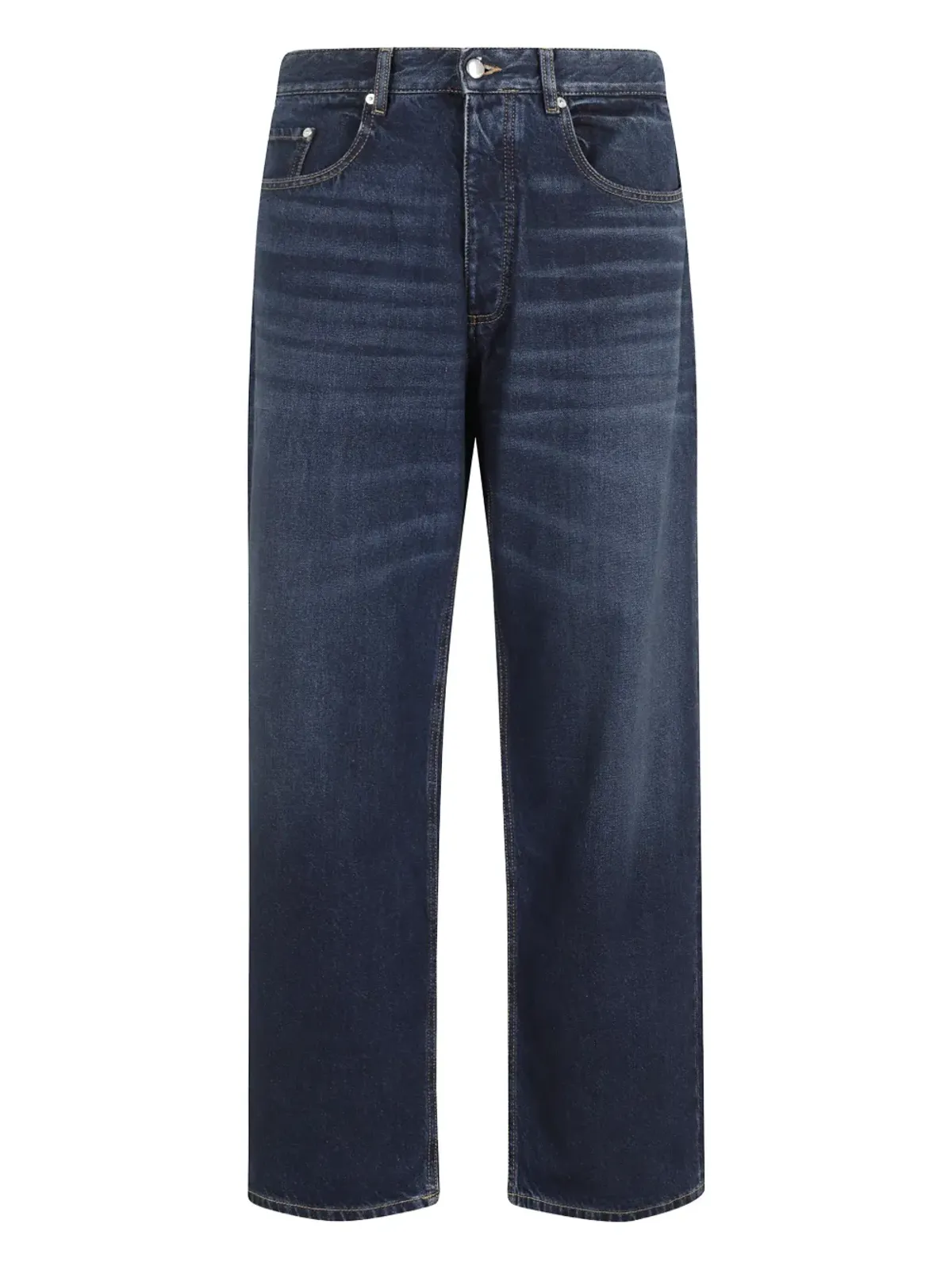 ICON DENIM 5ポケット コットン ジーンズ - ブルー - 画像1