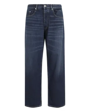 ICON DENIM 5ポケット コットン ジーンズ - ブルー - サムネイル1
