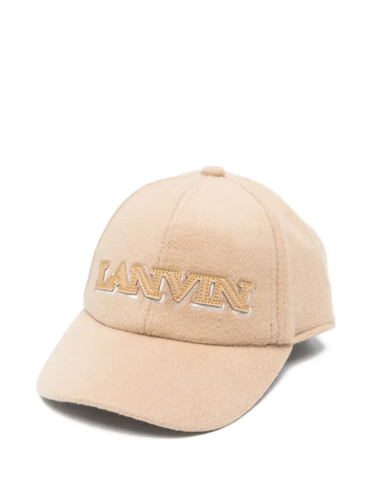 Lanvin Enfant 刺繍ロゴ ベースボールキャップ - ピンク - 画像1