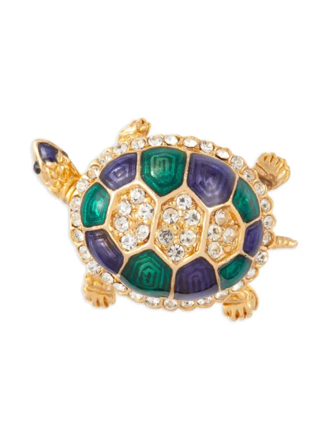 Susan Caplan Vintage Susan Caplan Vintage 亀モチーフ ブローチ ゴールドの商品画像