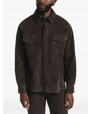 GANT 240 Mulberry Street ロデオスウェード ダブルポケット シャツ - サムネイル3