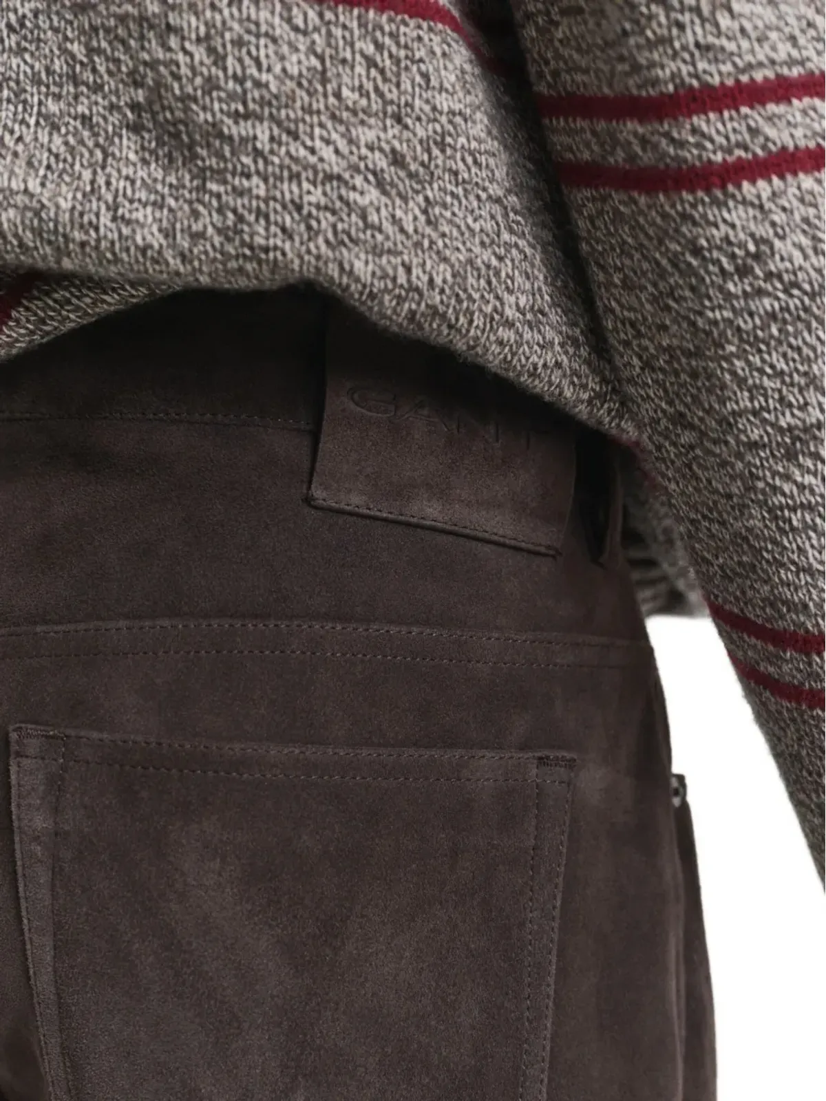 GANT 240 Mulberry Street スエードパンツ - 画像4