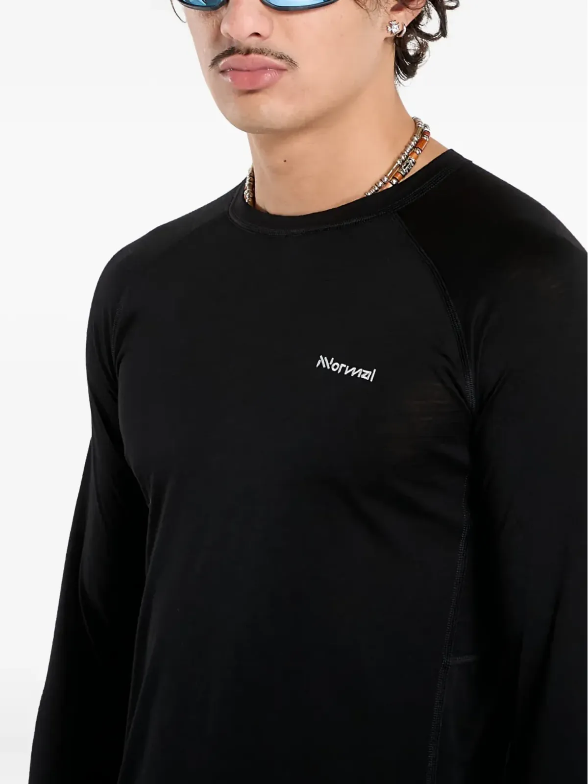 NNNORMAL ロングスリーブ クルーネック Tシャツ - 画像5