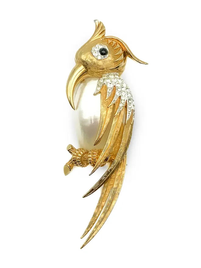 Jennifer Gibson Jewellery Jennifer Gibson Jewellery 1960年代 コカトゥー パールベリーブローチの商品画像