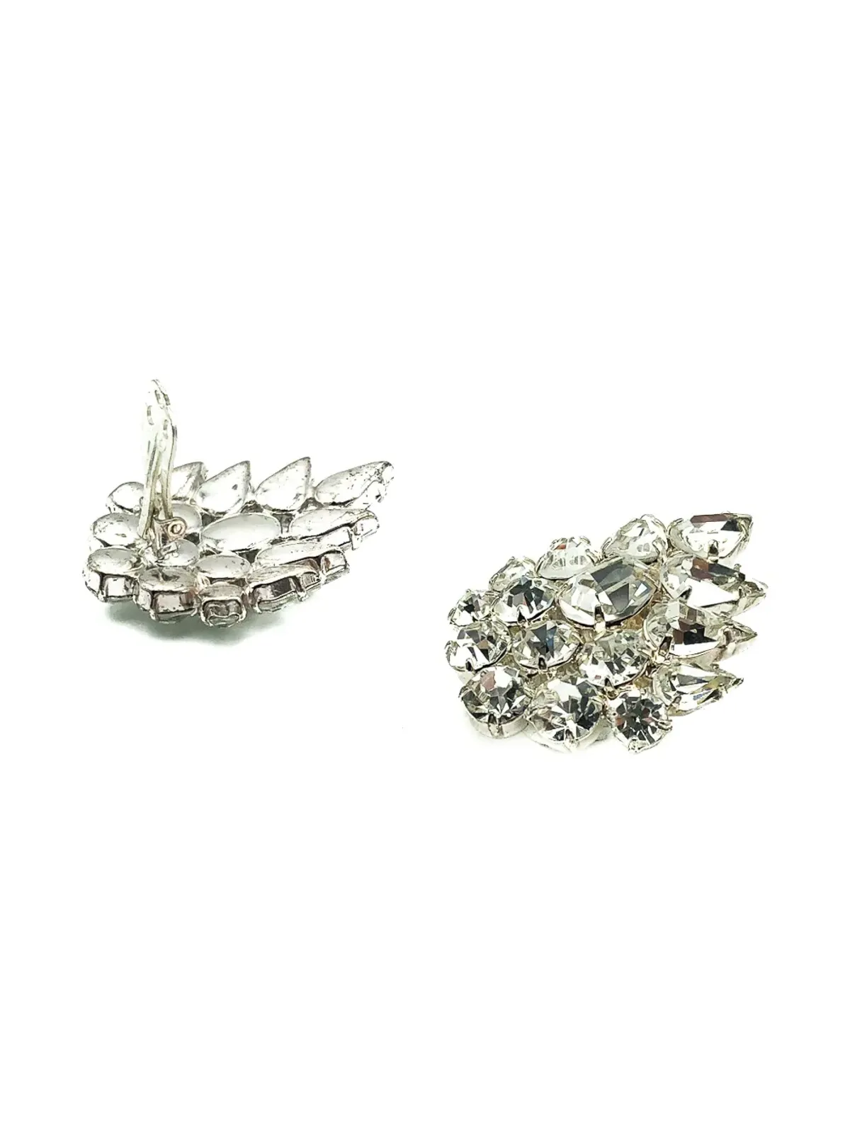 Jennifer Gibson Jewellery 1980年代 クリスタルクラスター イヤリング - 画像3