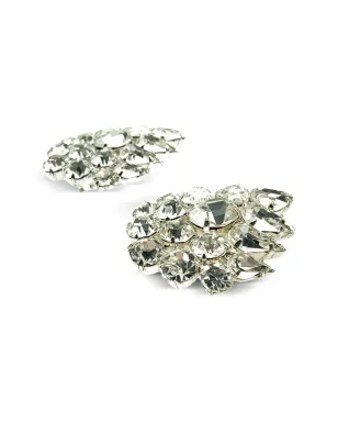 Jennifer Gibson Jewellery 1980年代 クリスタルクラスター イヤリング - サムネイル4