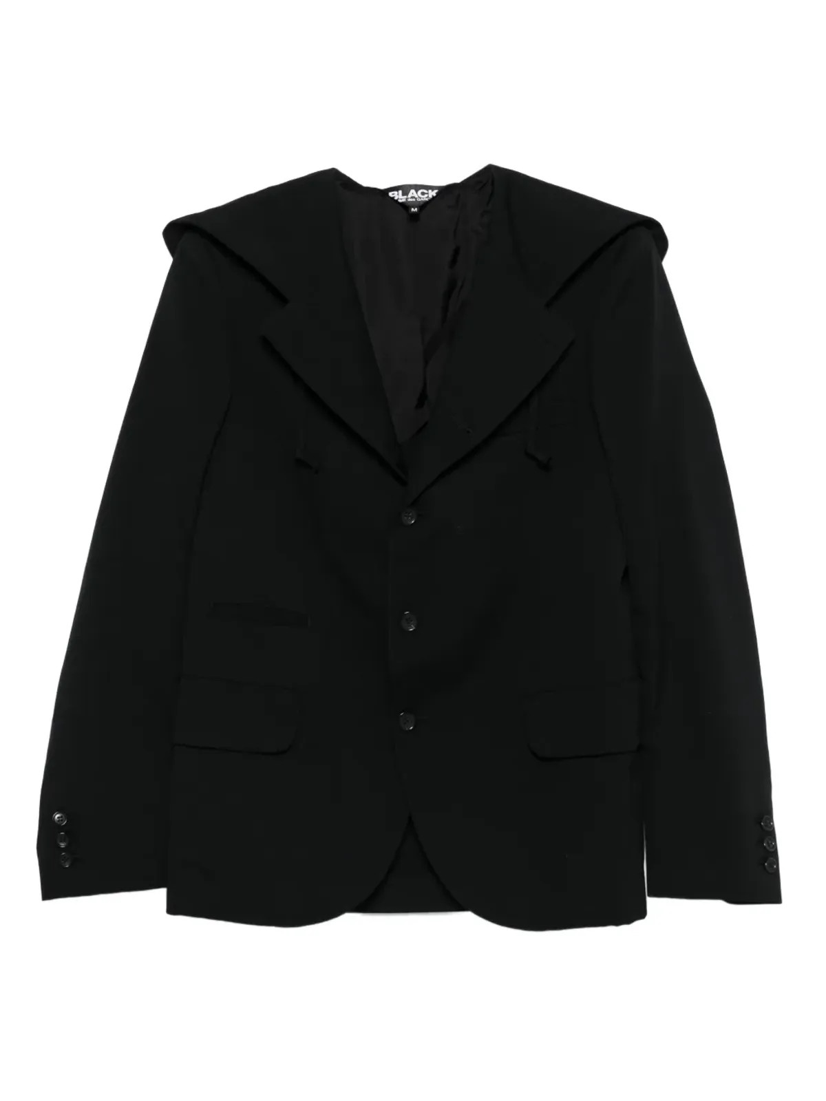 Black Comme Des Garçons フーデッドジャケット - 画像1