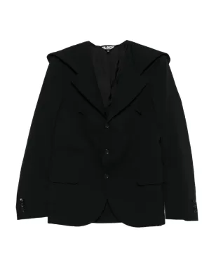 Black Comme Des Garçons フーデッドジャケット - サムネイル1