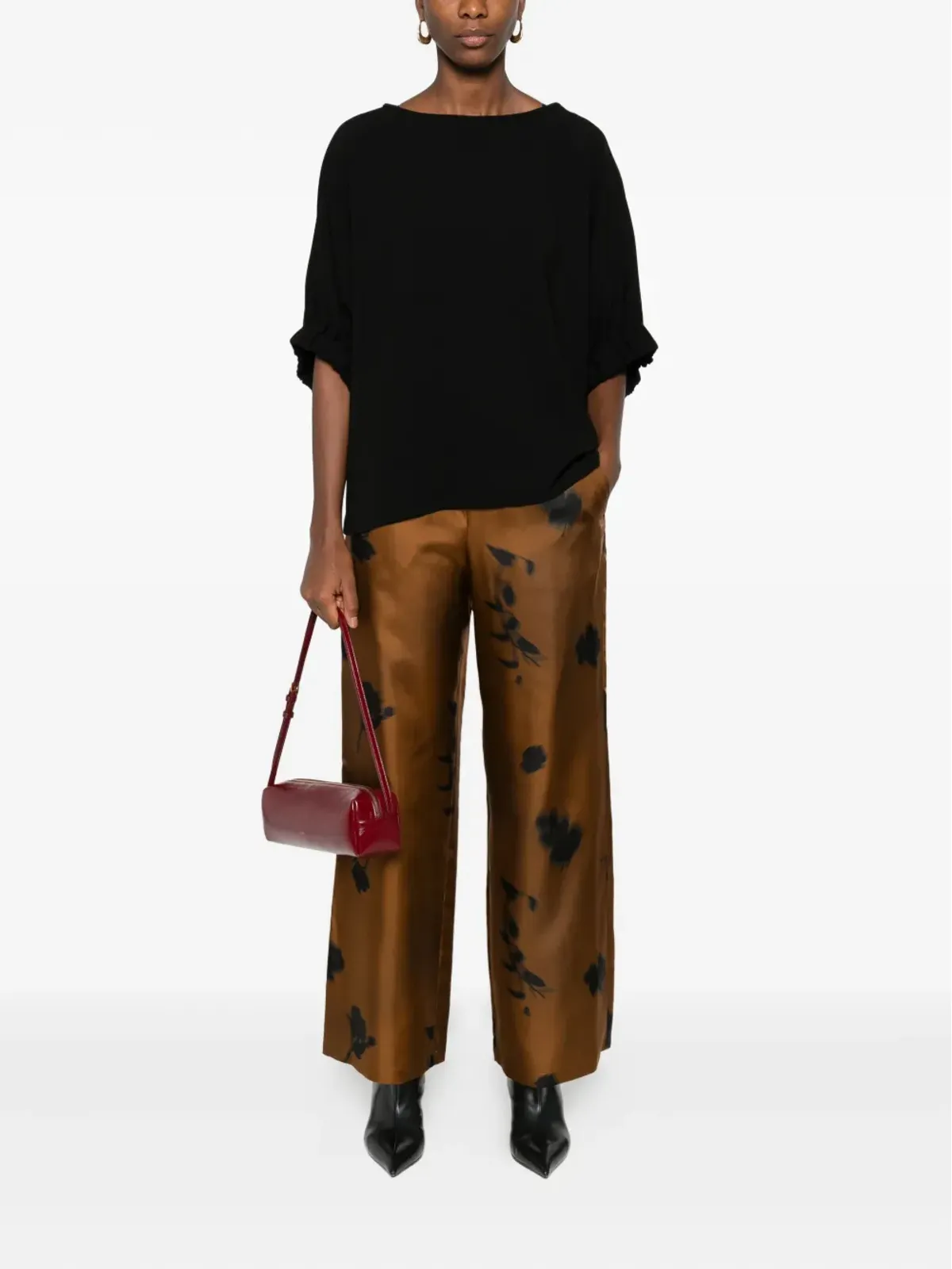 Max Mara ラウンドネック ブラウス - 画像2