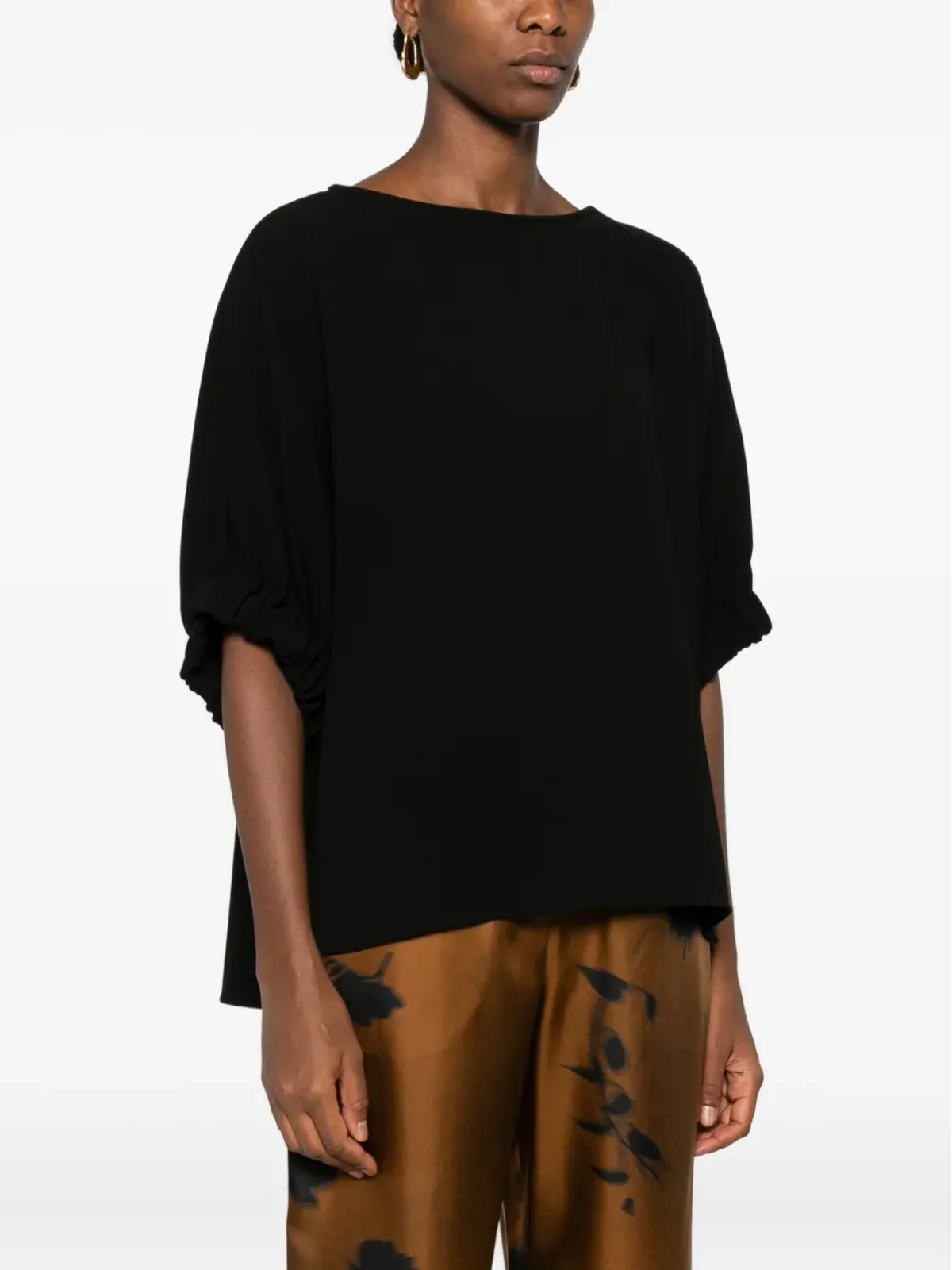 Max Mara ラウンドネック ブラウス - 画像3