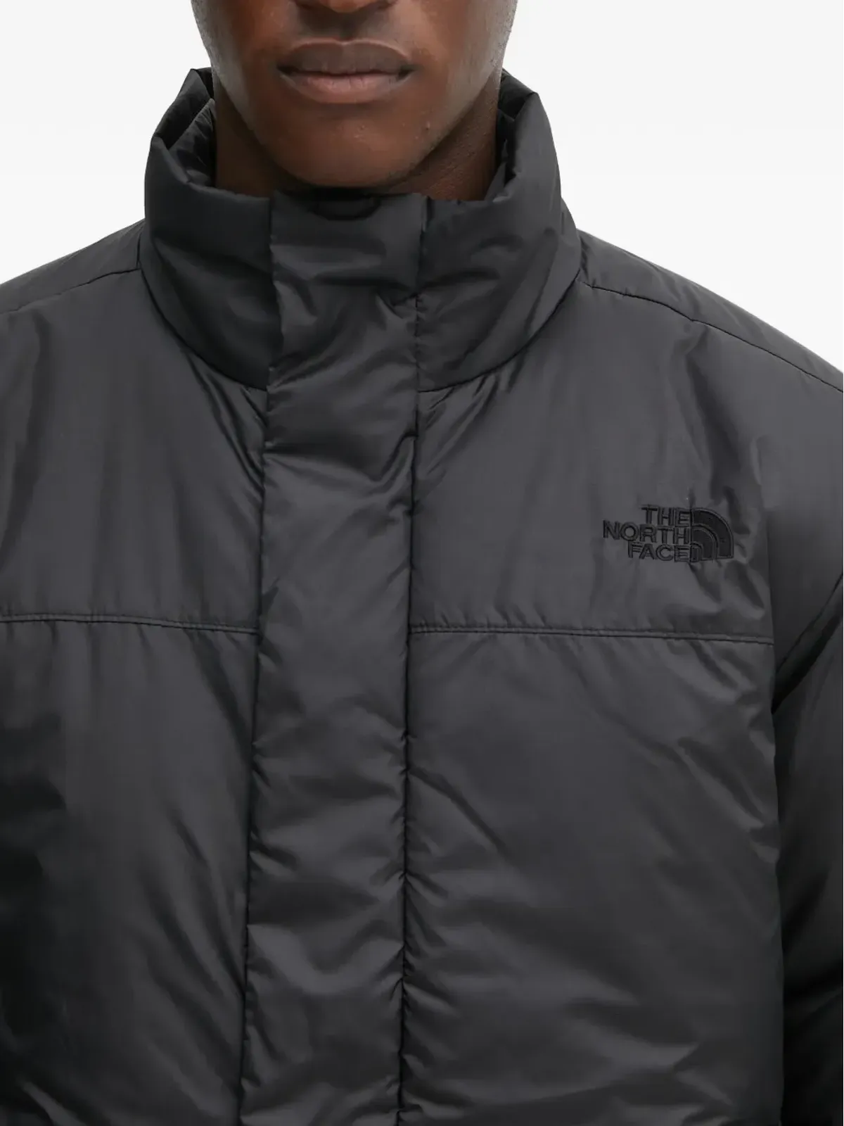 The North Face ファネルネックジャケット（グレー） - 画像4