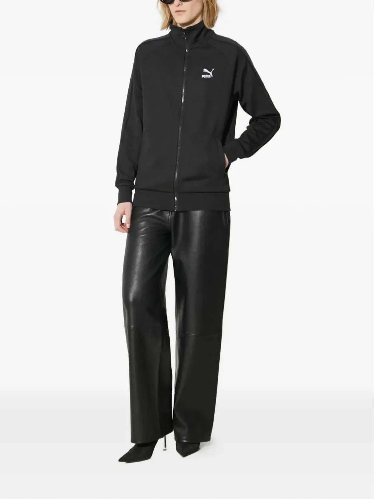 PUMA T7 トラックジャケット ブラック - 画像2