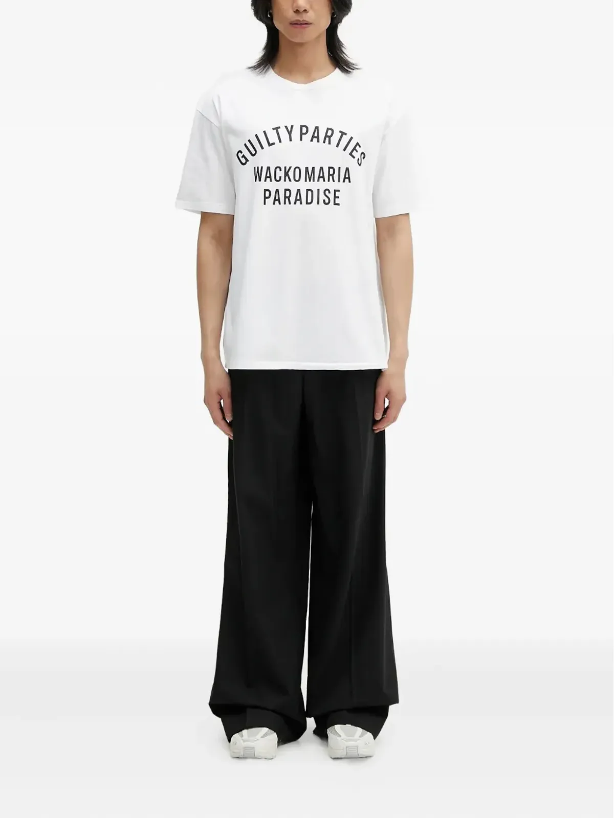 WACKO MARIA グラフィックプリント コットン Tシャツ - White - 画像2