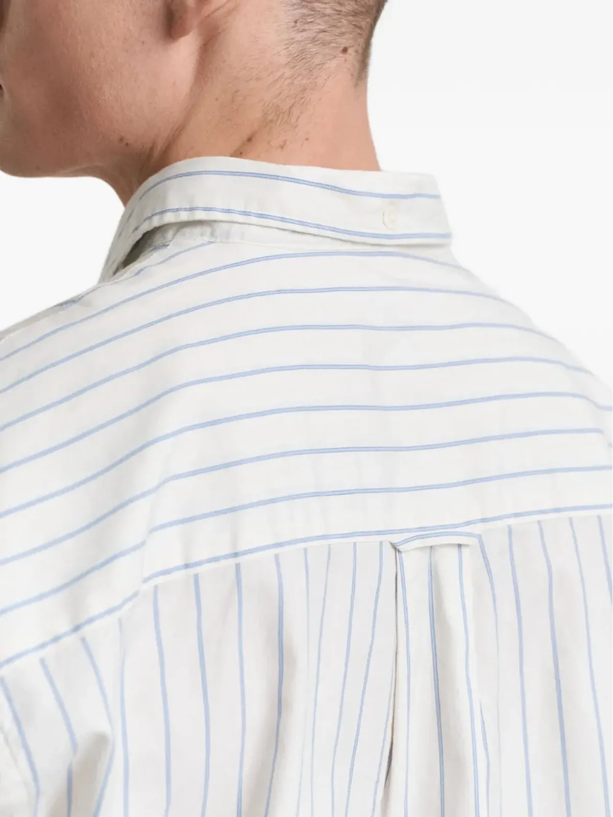 GANT 240 Mulberry Street ストライプコットンシャツ - 画像4