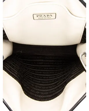 Prada Pre-Owned ミニ ソフトカーフ ロゴ ドリル サッチェル - サムネイル4