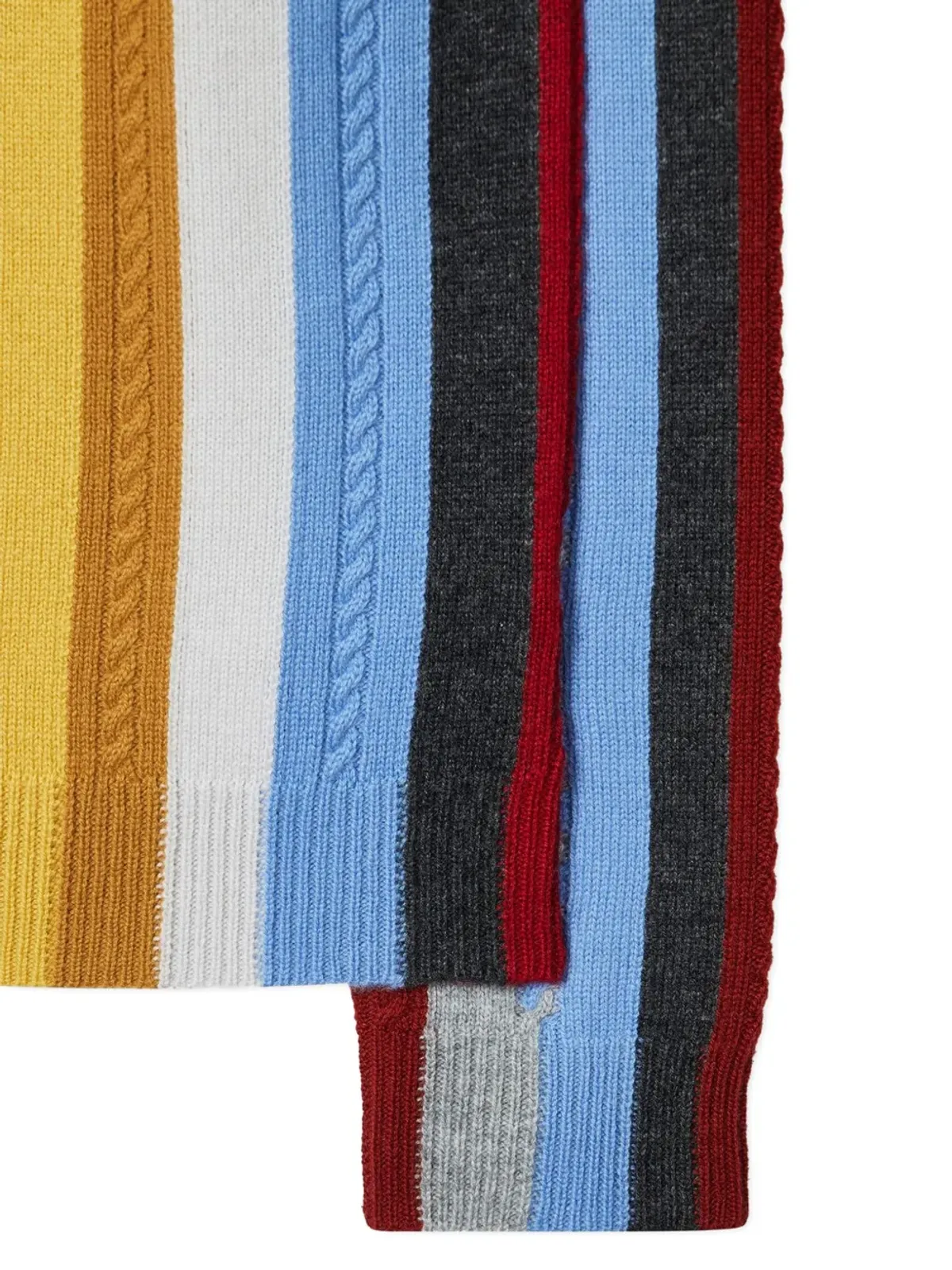 Paul Smith ケーブルニットストライプセーター - ブルー - 画像2