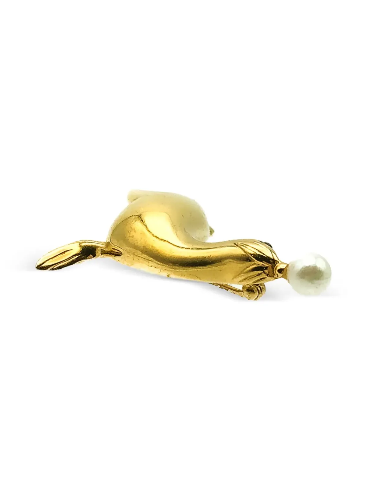 Jennifer Gibson Jewellery 1980s パール付きアシカブローチ - 画像4