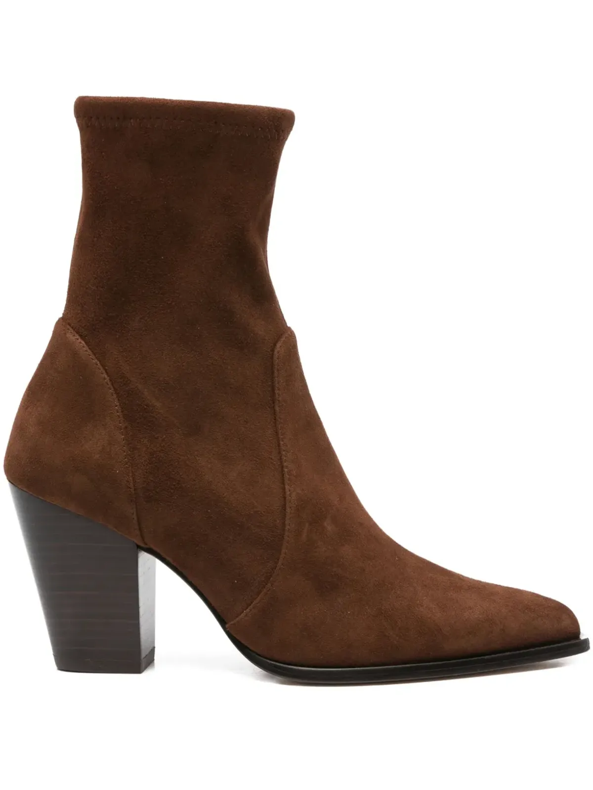 Stuart Weitzman ユリアナ ポイントトゥ・ソックブーツ - 画像1
