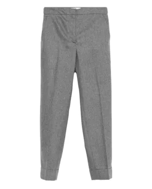 PT Torino 裾をカフ仕上げウールパンツ - グレー - サムネイル1