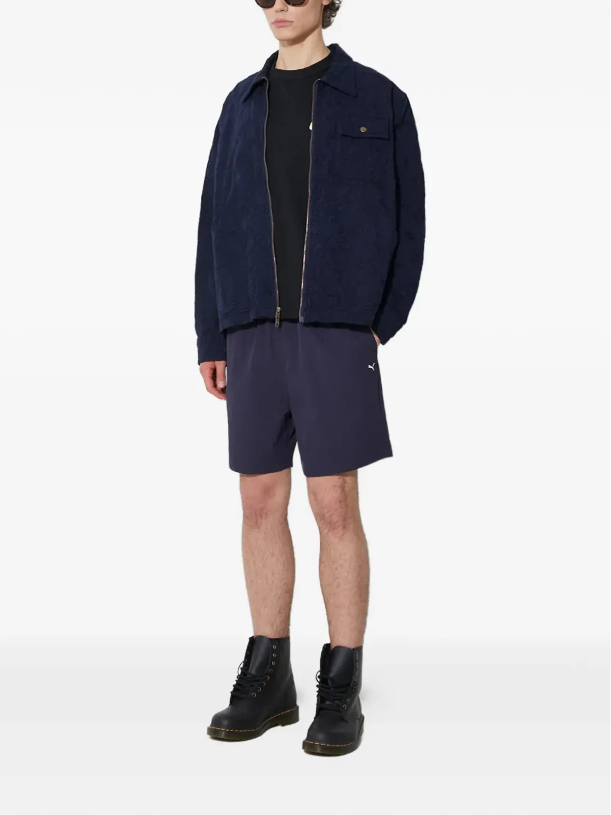 PUMA ロゴディテール トラックショーツ - 画像2