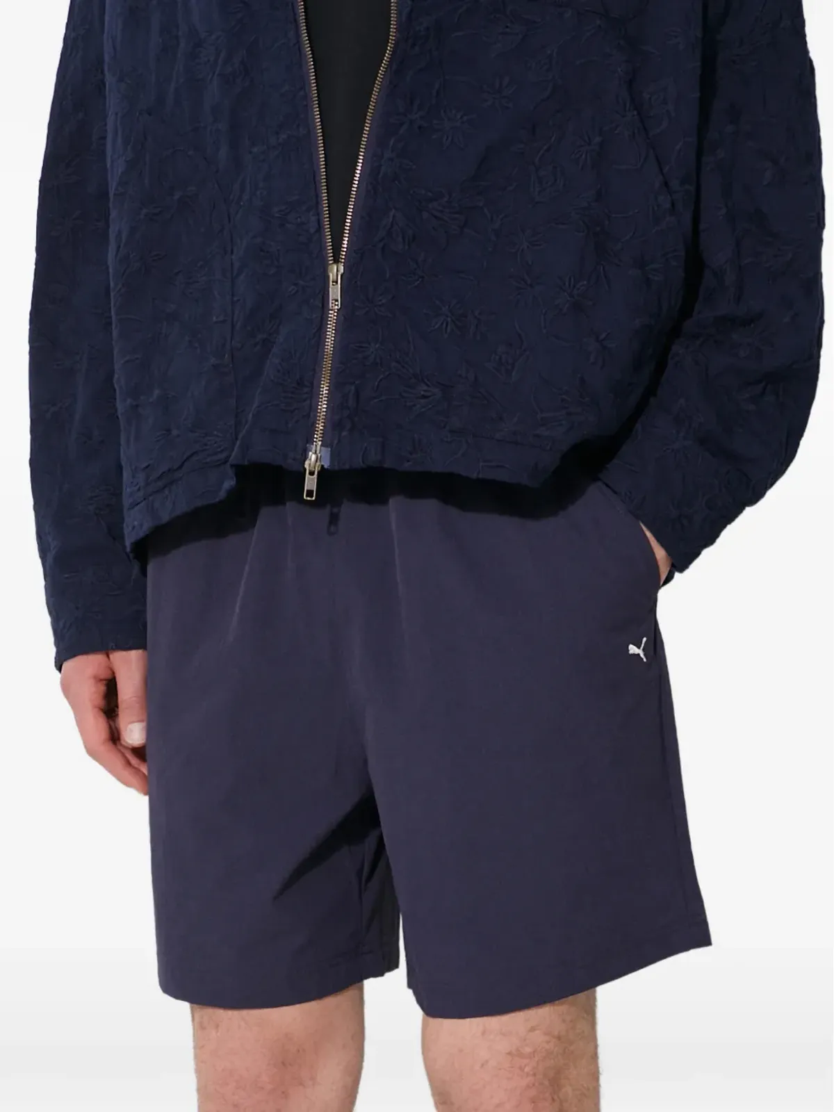 PUMA ロゴディテール トラックショーツ - 画像4