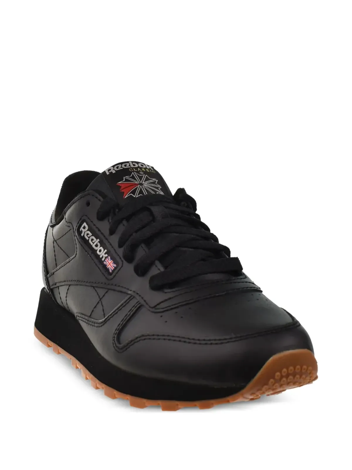 Reebok クラシック レザー ロー・トップ スニーカー ブラック - 画像2