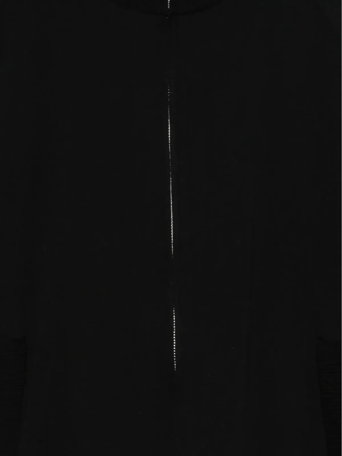 Comme des Garçons Homme ブラックのウールジップアップセーター - 画像3
