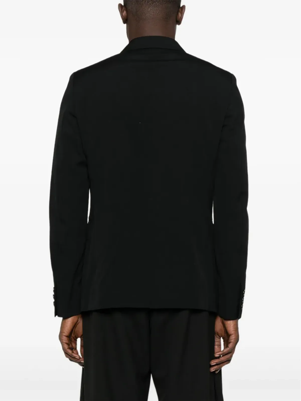 Black Comme Des Garçons スタッズ付きシングルブレストジャケット - 画像4