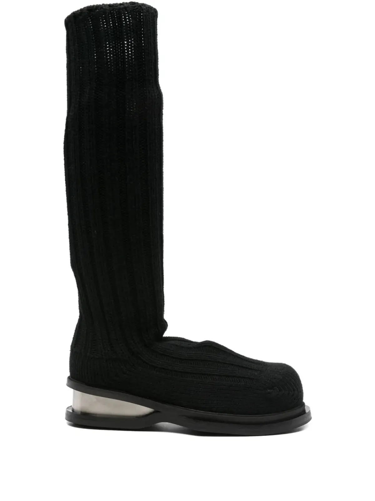 EGONlab. knit boots - Black - 画像1