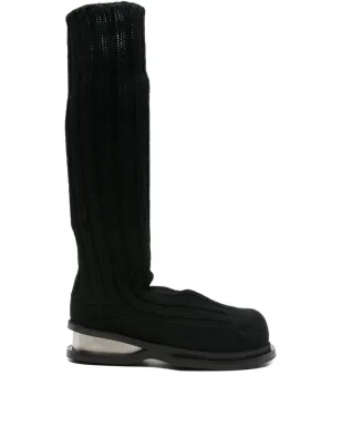 EGONlab. knit boots - Black - サムネイル1