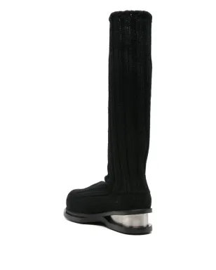 EGONlab. knit boots - Black - サムネイル3