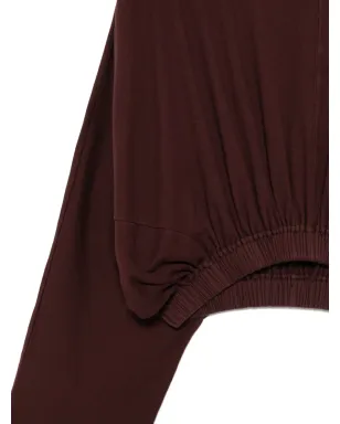Rick Owens DRKSHDW エラスティックウェストフーディー - サムネイル3